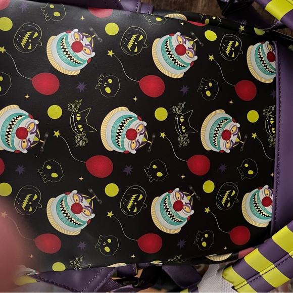 Lounge fly mini backpack nightmare before Christmas clown w/the tear away face - Picture 7 of 14